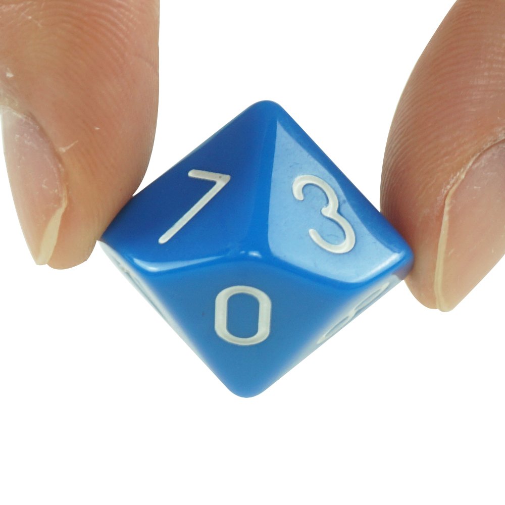 Special 10D dnd acrylic Colorful polyhedral dice for family game gambling factory for wholesale