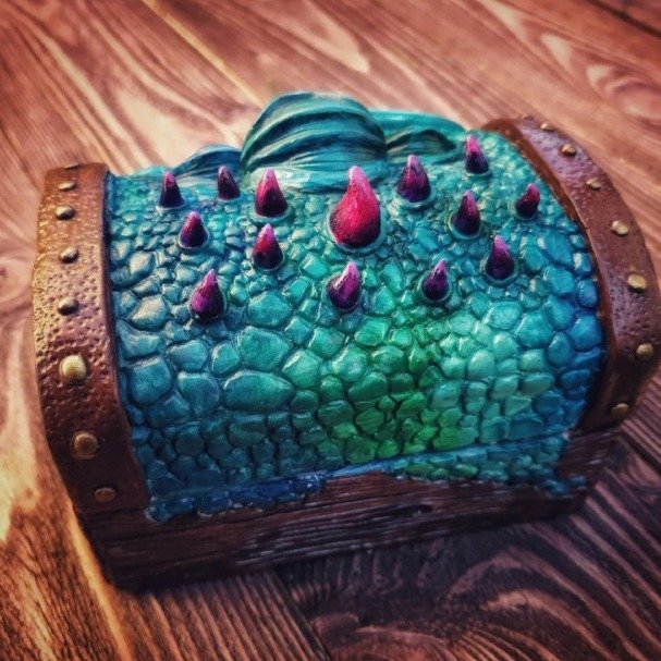 Wowei Dungeons and Dragons RPG Dice Monster DND Box Accessories Dice Tray for Dice Storage