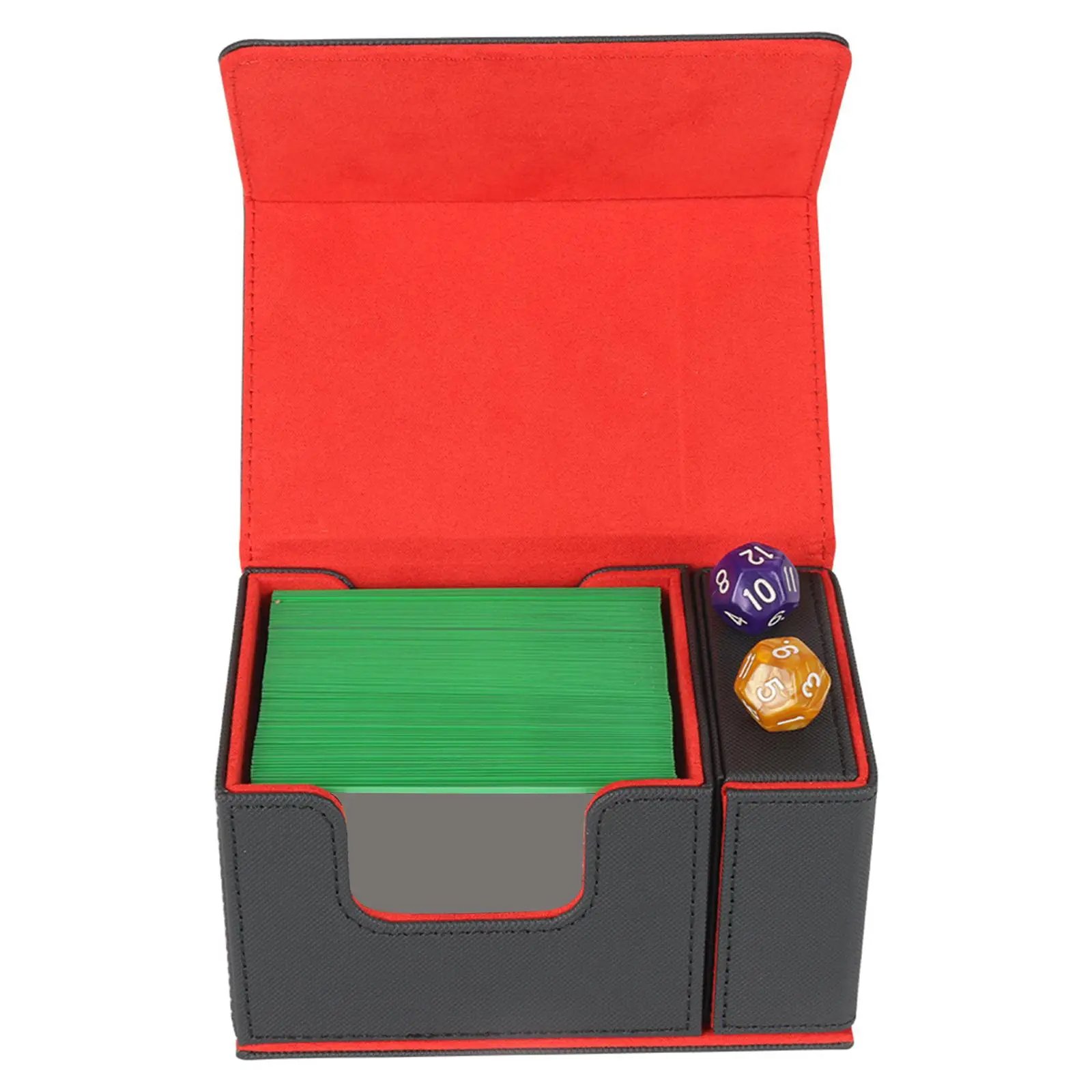 MIO 100+ Superb With Dice Tray PU Magic of Gathering Dragon Shield Cover PU Leather Board Card Leather Board Game Deck Box