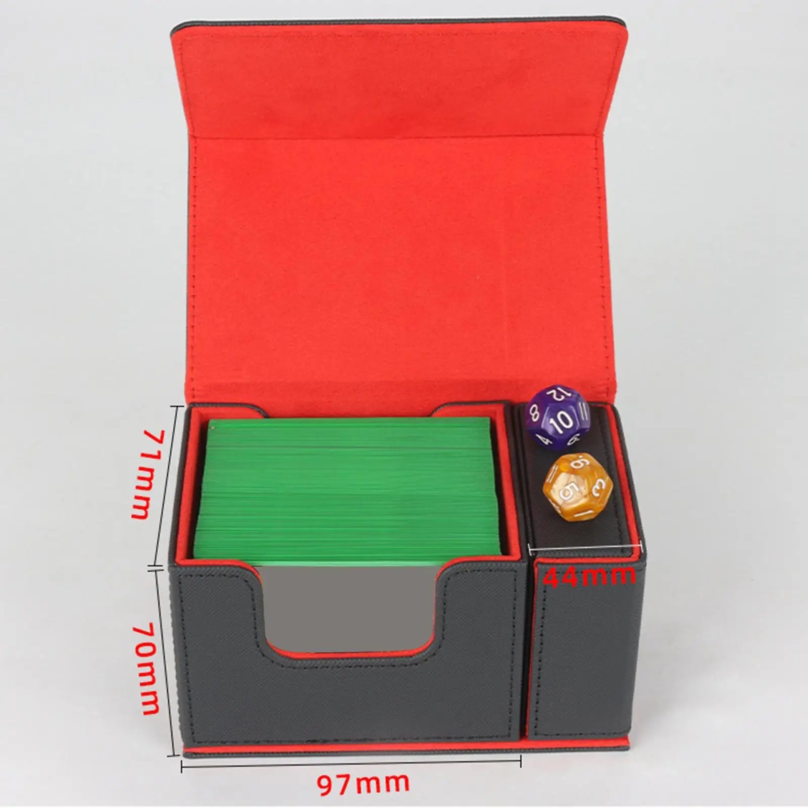 MIO 100+ Superb With Dice Tray PU Magic of Gathering Dragon Shield Cover PU Leather Board Card Leather Board Game Deck Box