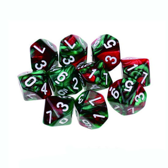 Plastic round corner transparent game dice