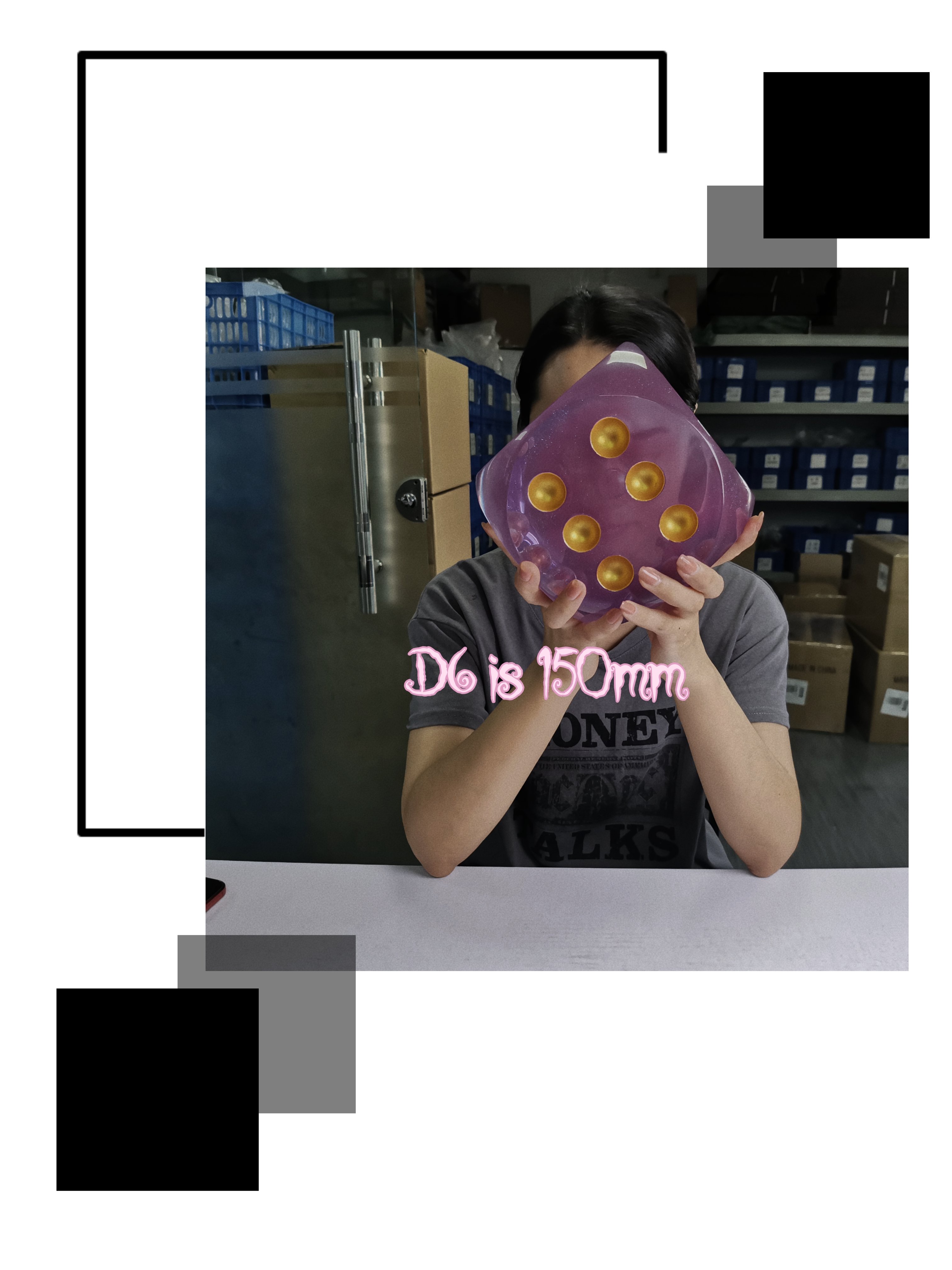 Custom Printed Dice Resin 6 Sides Board Dice Plastic 16mm 30mm 40mm D4 D6 D8 D10 D12 D20 Acrylic Story Dice DND for Board Game