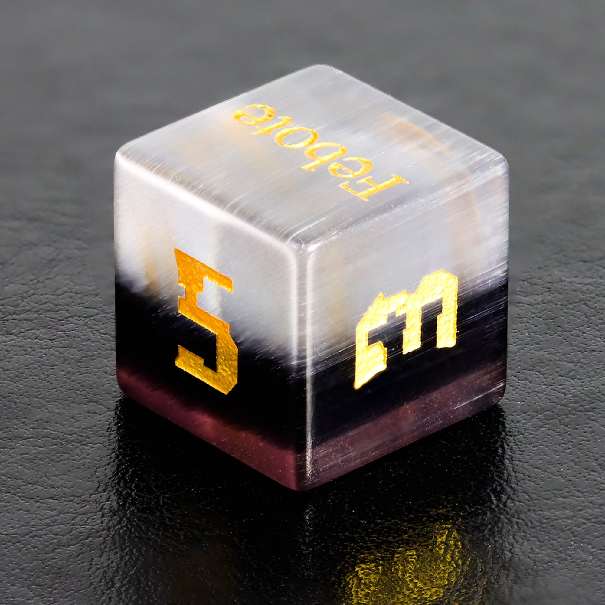 Factory Wholesale D&D Gemstone Red Black White Tri-colors Cat Eye Glass DND Dice Set For Dungeons And Dragons RPG
