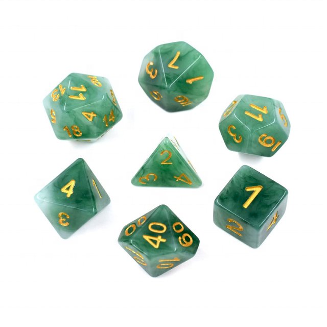 Low Cost multicolor customized 12 Sided Marble Dice set
