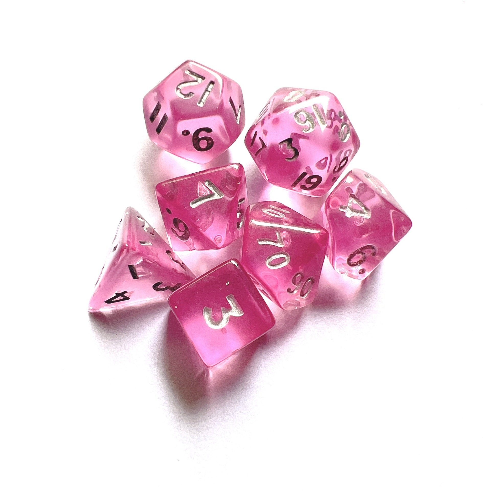 Multidimensional Colored Acrylic Dice Set Educational Cultural Mini Counting Dice Supplies