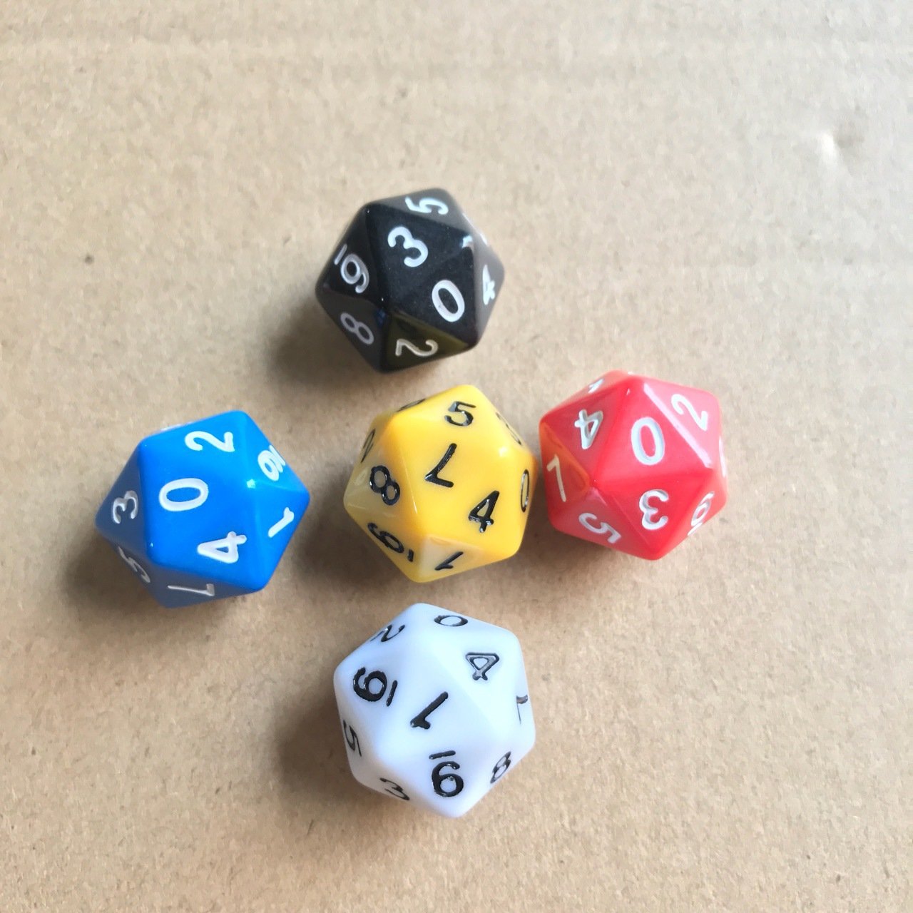 custom logo Dnd TTRPG Rgp Board Games bulk 20mm dnd D20 dice