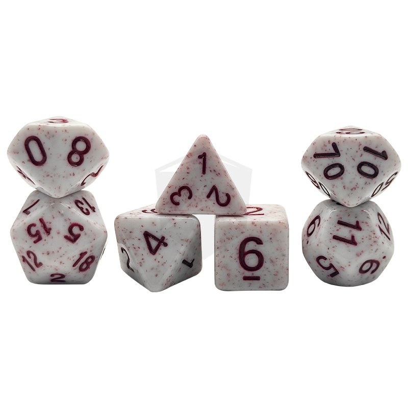 Polyhedral Dice Set Acrylic Round Edge Dungeons And Dragons Dice For RPG MTG Role Playing Table Games