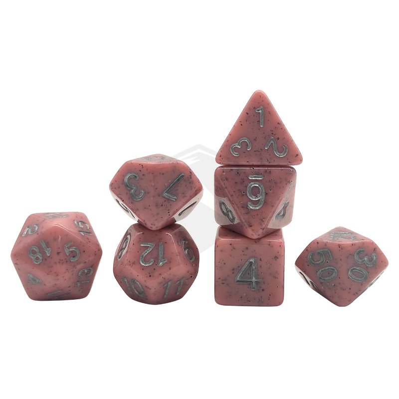 Polyhedral Dice Set Acrylic Round Edge Dungeons And Dragons Dice For RPG MTG Role Playing Table Games