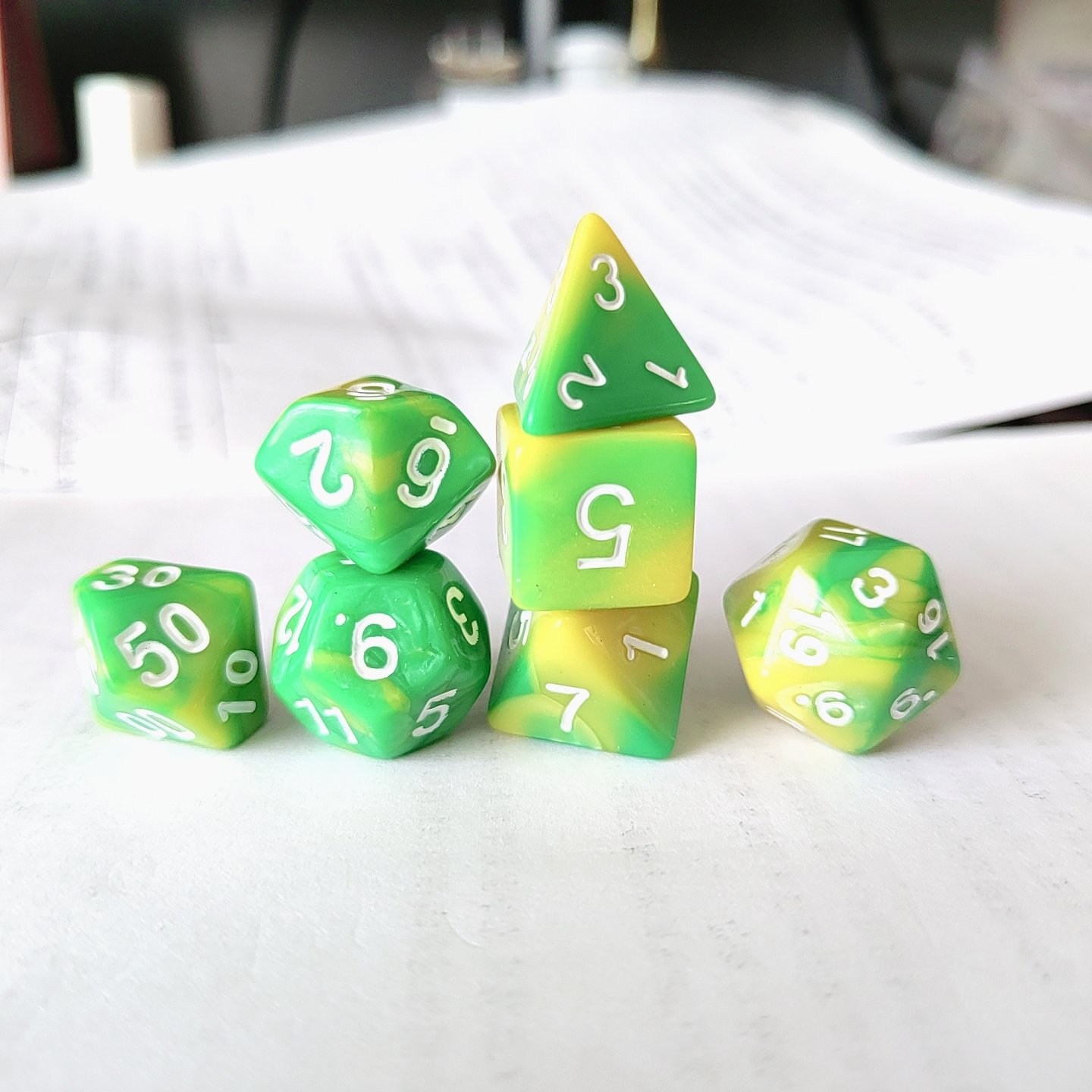 Square Corner 16 mm D6 Acrylic Polyhedral RPG DND round Corner Dice Custom RPG DND For Board Game For Bar