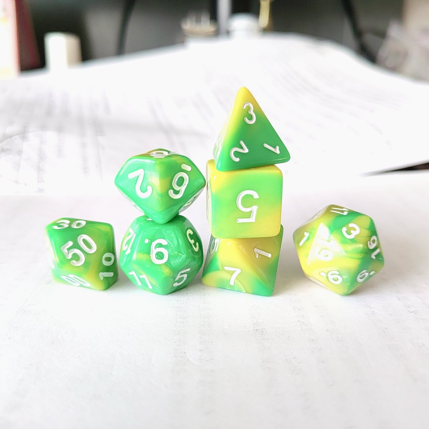 Square Corner 16 mm D6 Acrylic Polyhedral RPG DND round Corner Dice Custom RPG DND For Board Game For Bar