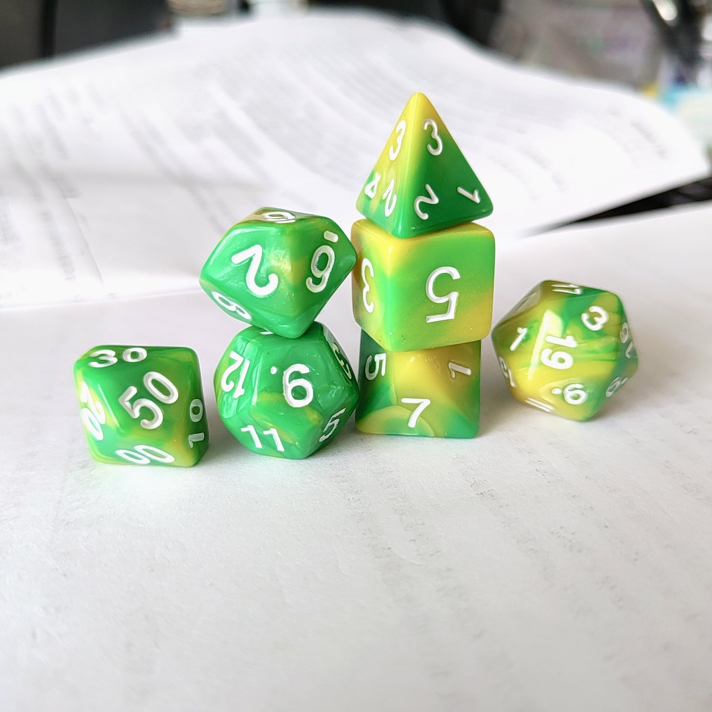 Square Corner 16 mm D6 Acrylic Polyhedral RPG DND round Corner Dice Custom RPG DND For Board Game For Bar