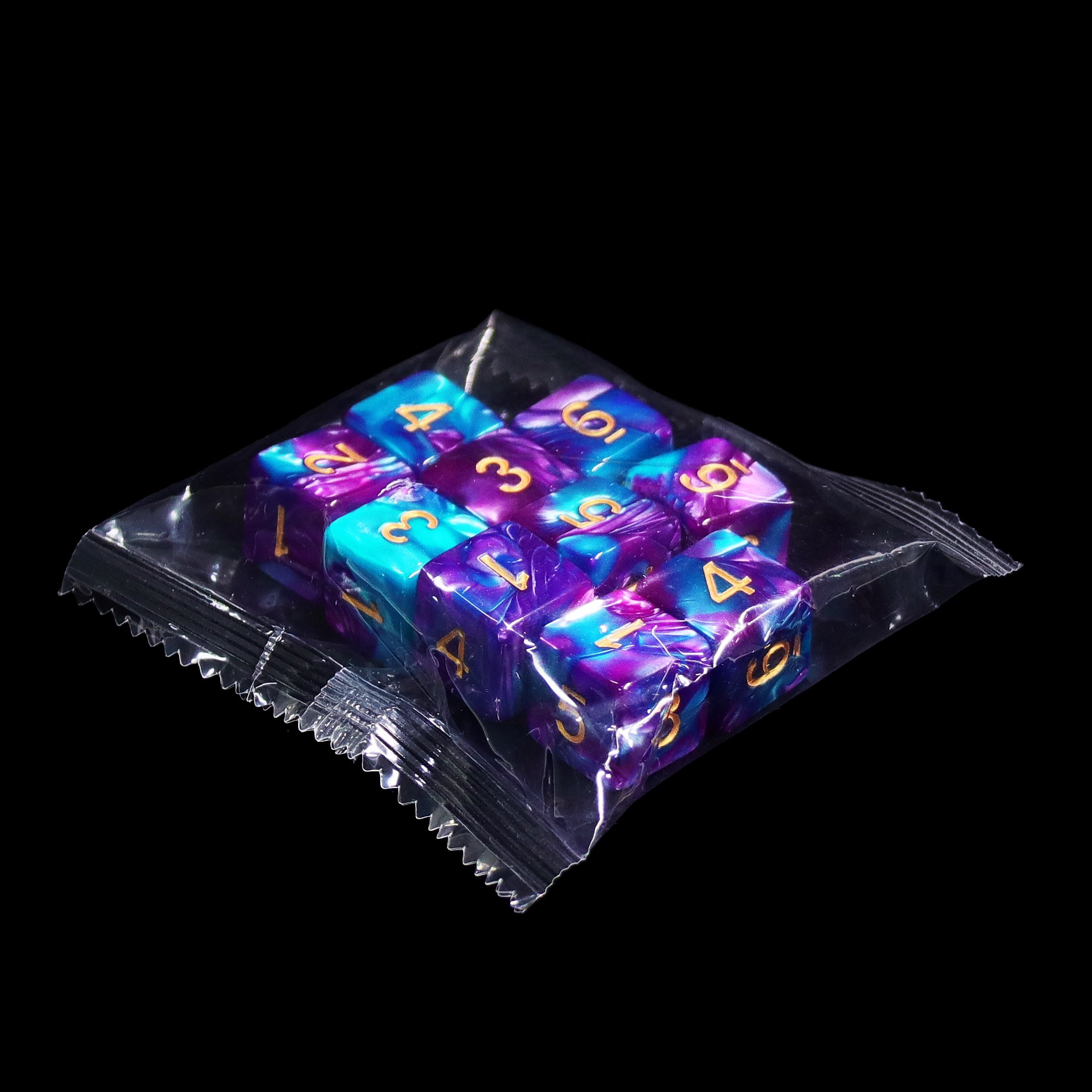 dnd D6 Dice 16mm Acrylic Multi-Color Polyhedral Dice Set For dungeons and dragons Entertainment Games