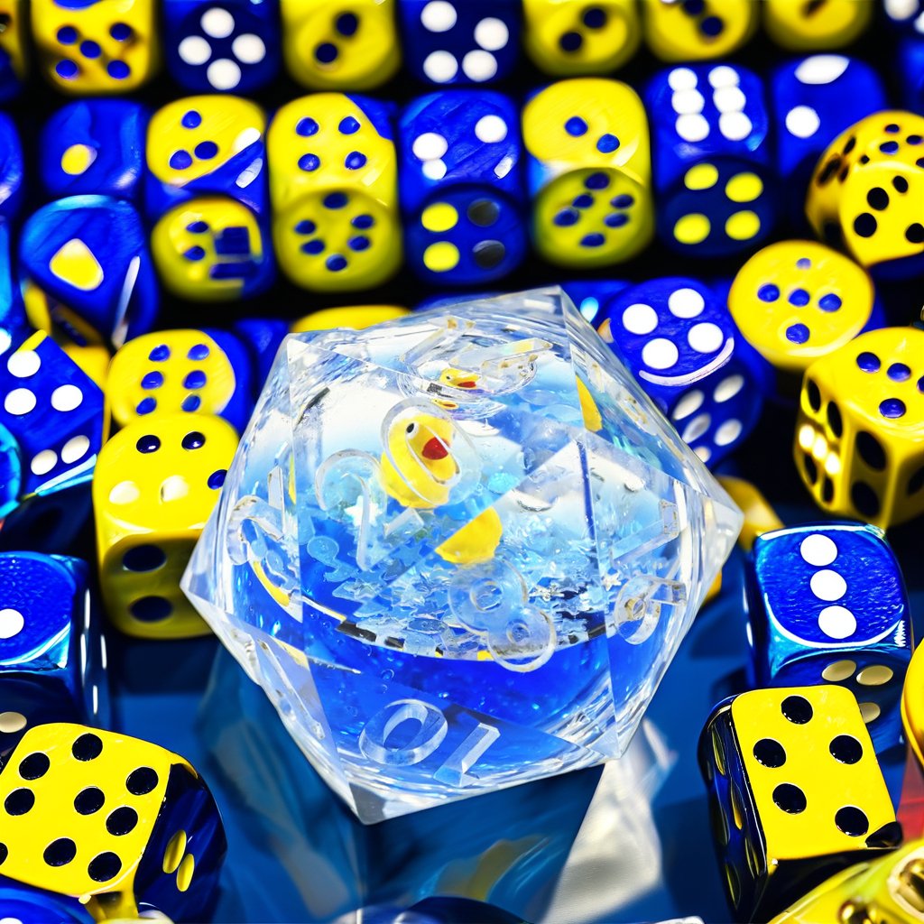 MINI PLANET Handmade D20 Polyhedral Resin RPG Dice Sharp Edge for Dungeons Dragons DND Board Role-Playing Games