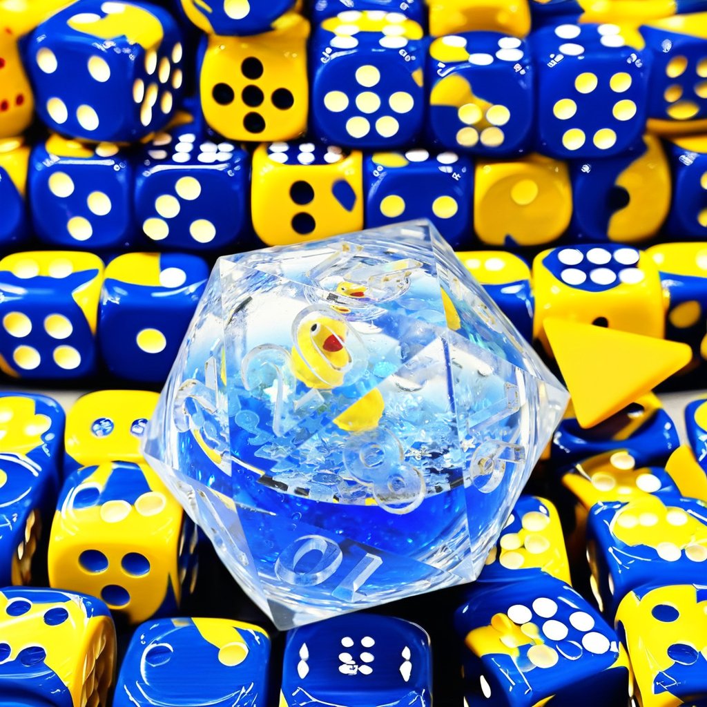 MINI PLANET Handmade D20 Polyhedral Resin RPG Dice Sharp Edge for Dungeons Dragons DND Board Role-Playing Games