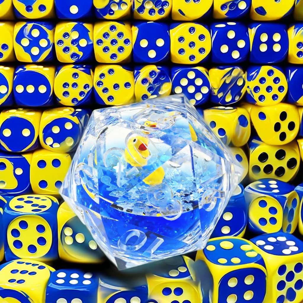 MINI PLANET Handmade D20 Polyhedral Resin RPG Dice Sharp Edge for Dungeons Dragons DND Board Role-Playing Games