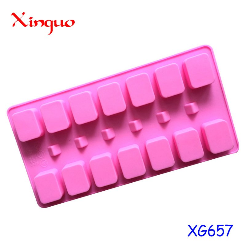 657 factory stock 3D mahjong silicone chocolate mold,HOSL 3D mahjong silicon chocolate moulds with dice in it soap mold trays