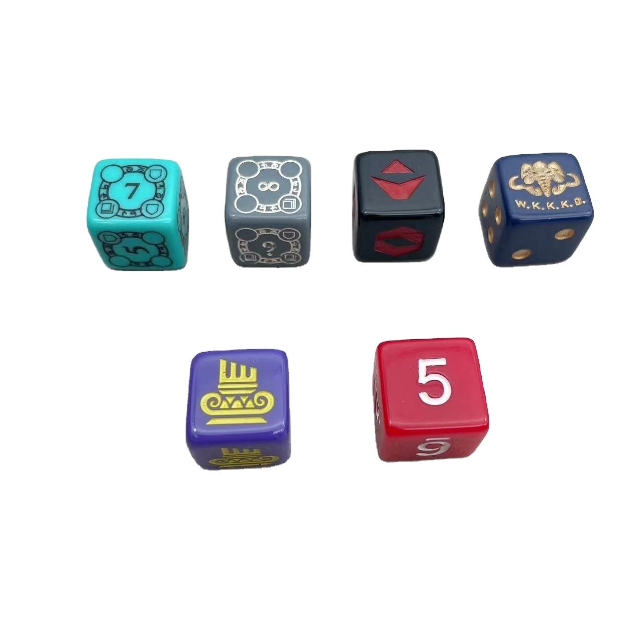 Wholesale Metal & Plastic Gemstone Polyhedral Dnd Dice Set Rpg Dice Personalized Polyhedral Metal Dice Set