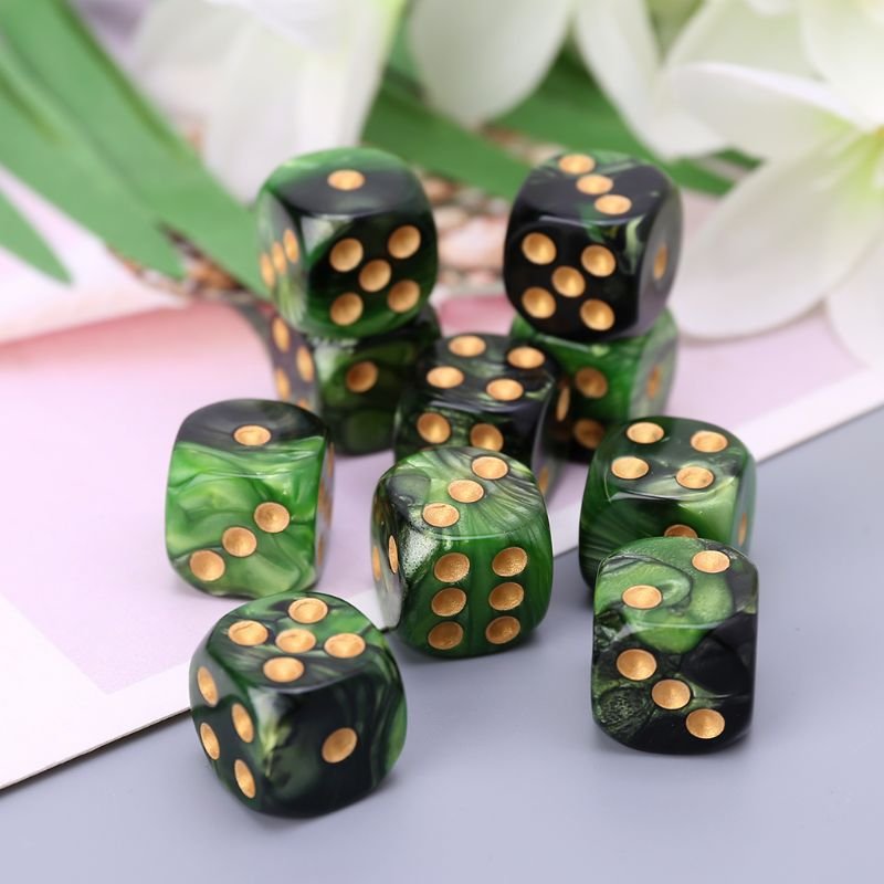 XCL Hot Selling 19mm Professional Casino Dice with Customized Precision Serialized Grade Razor Square Corners Dice game