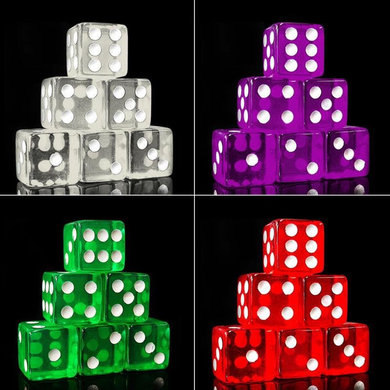 XCL Hot Selling 19mm Professional Casino Dice with Customized Precision Serialized Grade Razor Square Corners Dice game