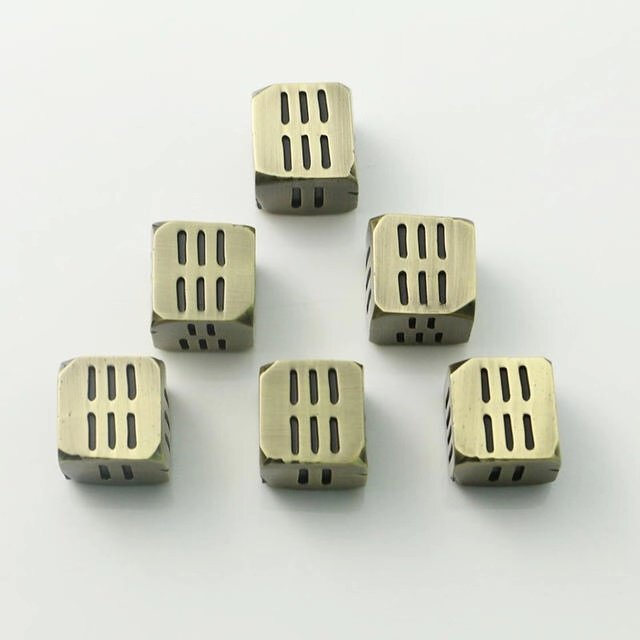 Metallic Polyhedral D&D RPG Miniature Dice 7-sets 10mm