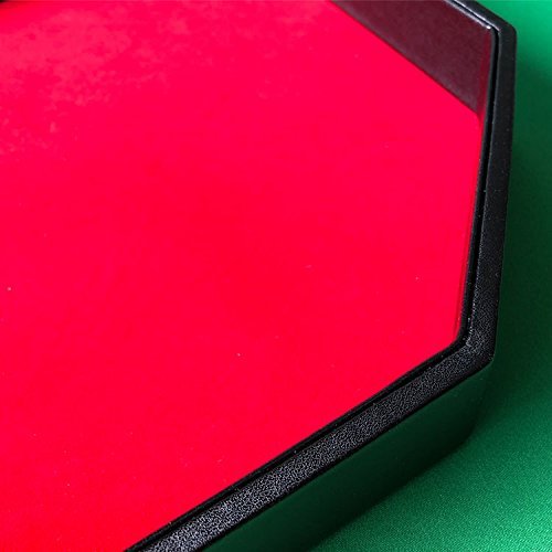 SHBC dnd gaming organizer wooden dice set box, dice rolling tray with custom square plastic dice