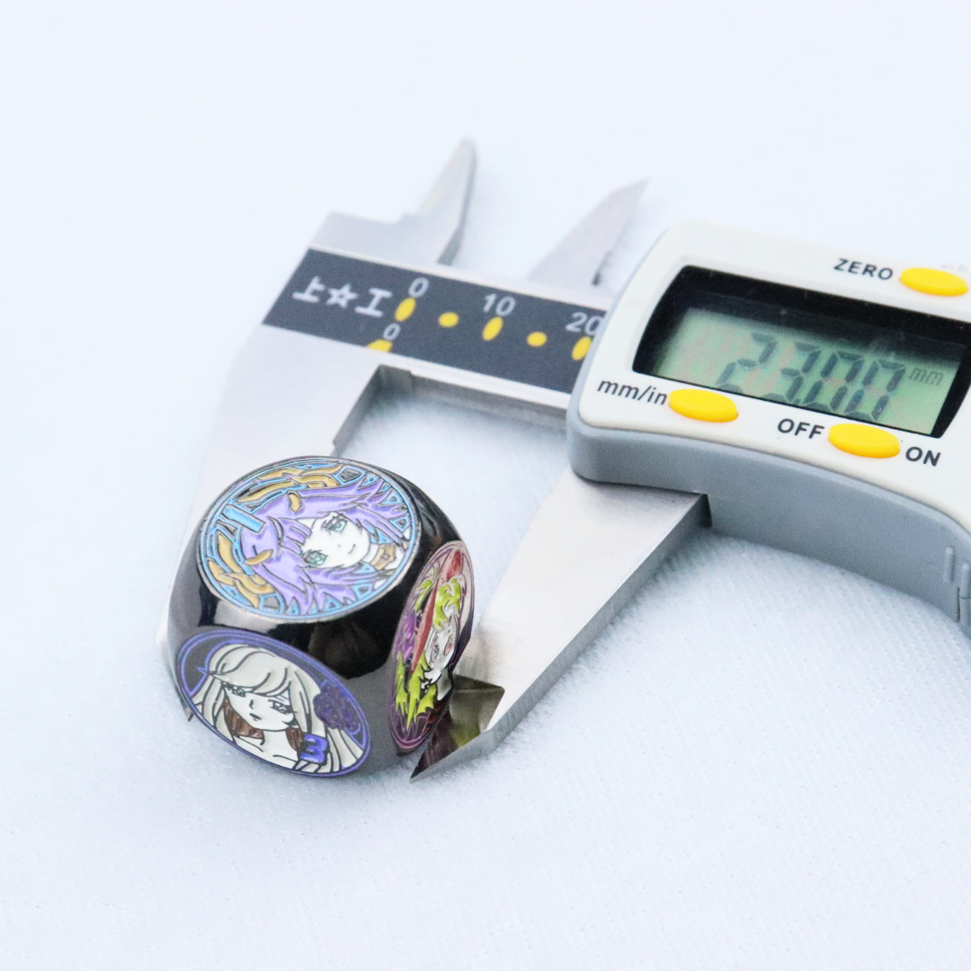 custom anime peripheral Resin Liquid Core Edged Polyhedral Dice custom dice metal quicksand dice anime
