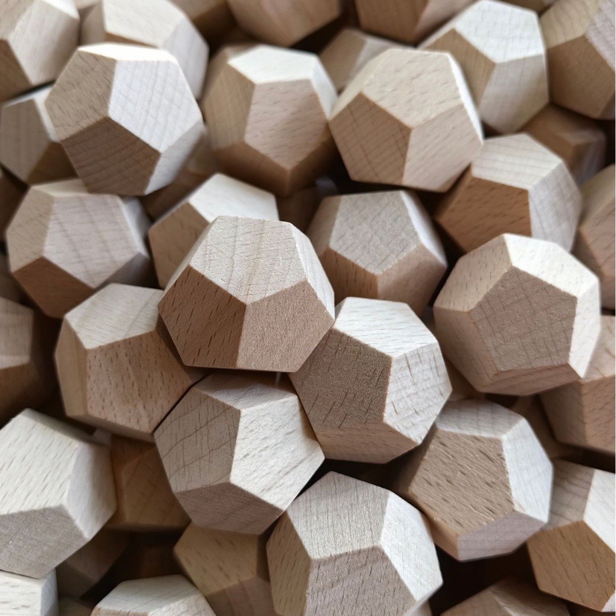 Wholesale Customizable Logo Laser D6 Polyhedral Wooden Yoga Dice Fun Exercise Game with Personalized Design
