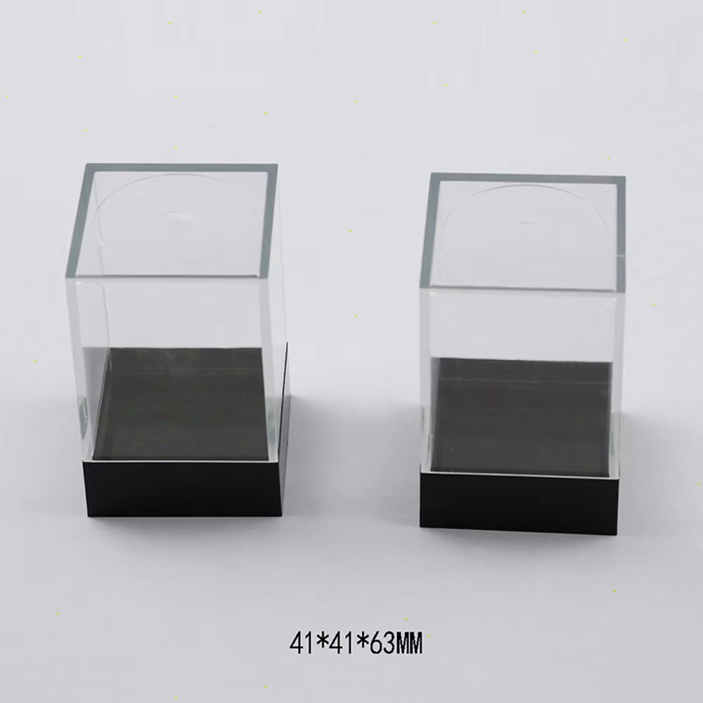 Clear Acrylic Dice Box 41*41*63mm Transparent Dice Storage Case