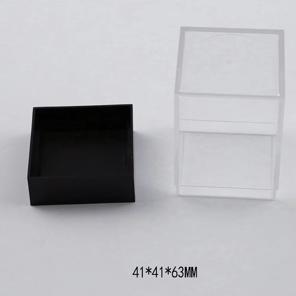 Clear Acrylic Dice Box 41*41*63mm Transparent Dice Storage Case