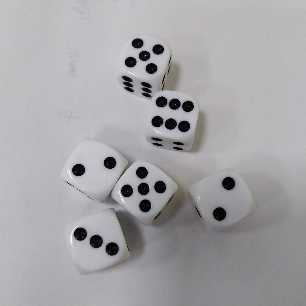 YEXIN factory custom all kinds of plastic ludo printed dice