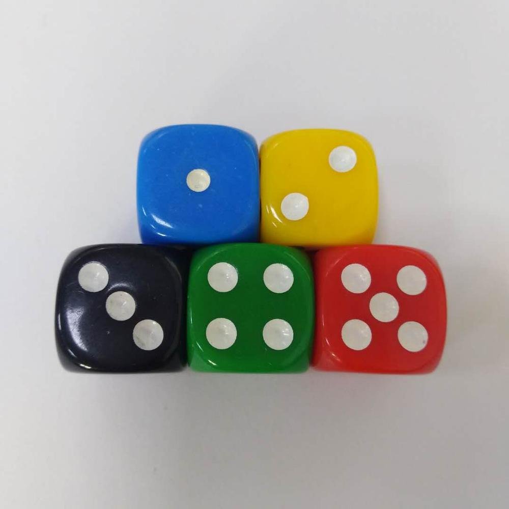 YEXIN factory custom all kinds of plastic ludo printed dice