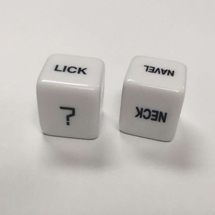 Spot 16MM English adult dice environmental protection acrylic material adult supplies couple game dice