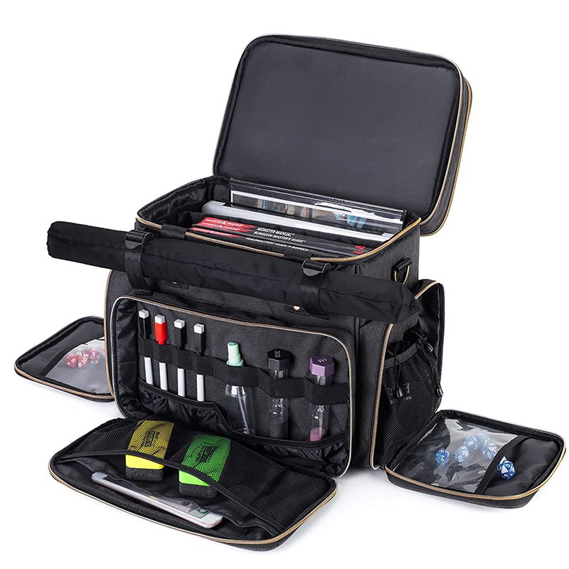 Travel Tabletop RPG DND Adventurer's Accessories Carrier Cases Tote Bag dungeons and dragons miniatures Storage Organizer Bag