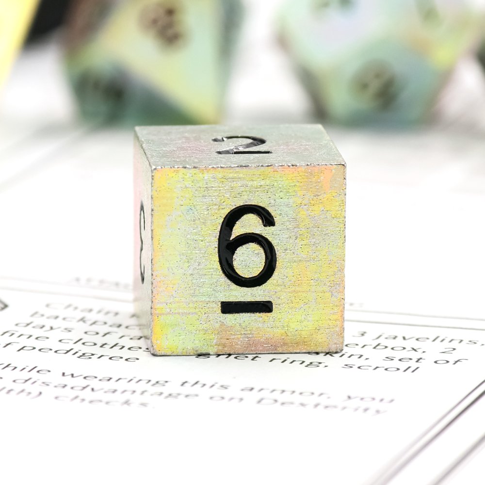 High Quality Dice Factory Customizable Metal Dragon And Underground Metal Dice Set For Entertainment Games