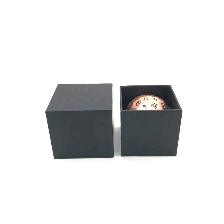 Custom Square Packaging Case 50mm d100 Dungeons and Dragons RPG Paper Dice Box