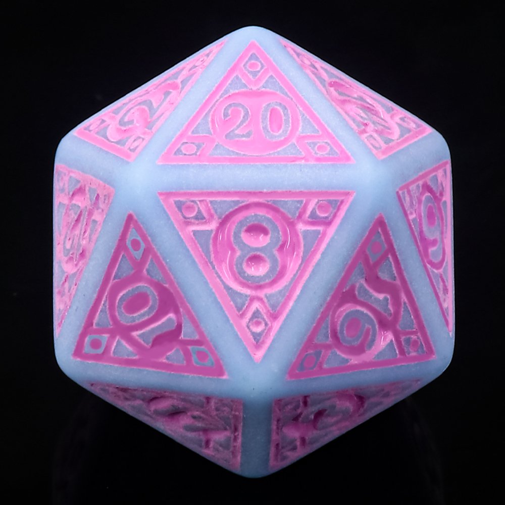 Magic Flame 7 pcs Acrylic Dice Set Hot Selling Opaque Dice Set For Board Entertainment Games