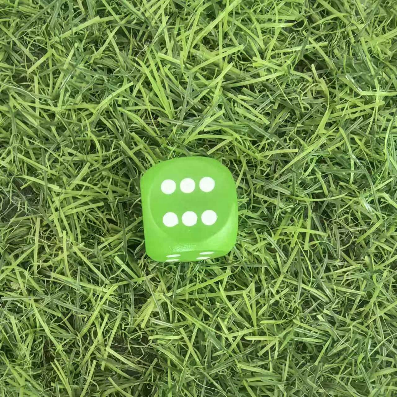 High Quality D6 20mm round Corner Wooden Dice with Dots for Board Games Promotion