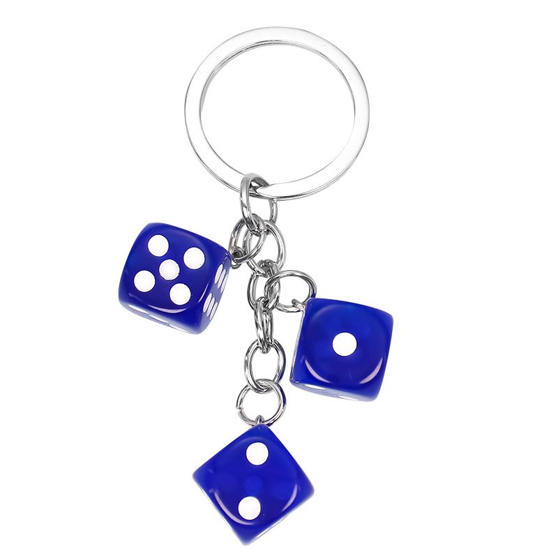 Wholesale Promotion Gift Carabiner Key Holder Dice Keychain For Bag Key