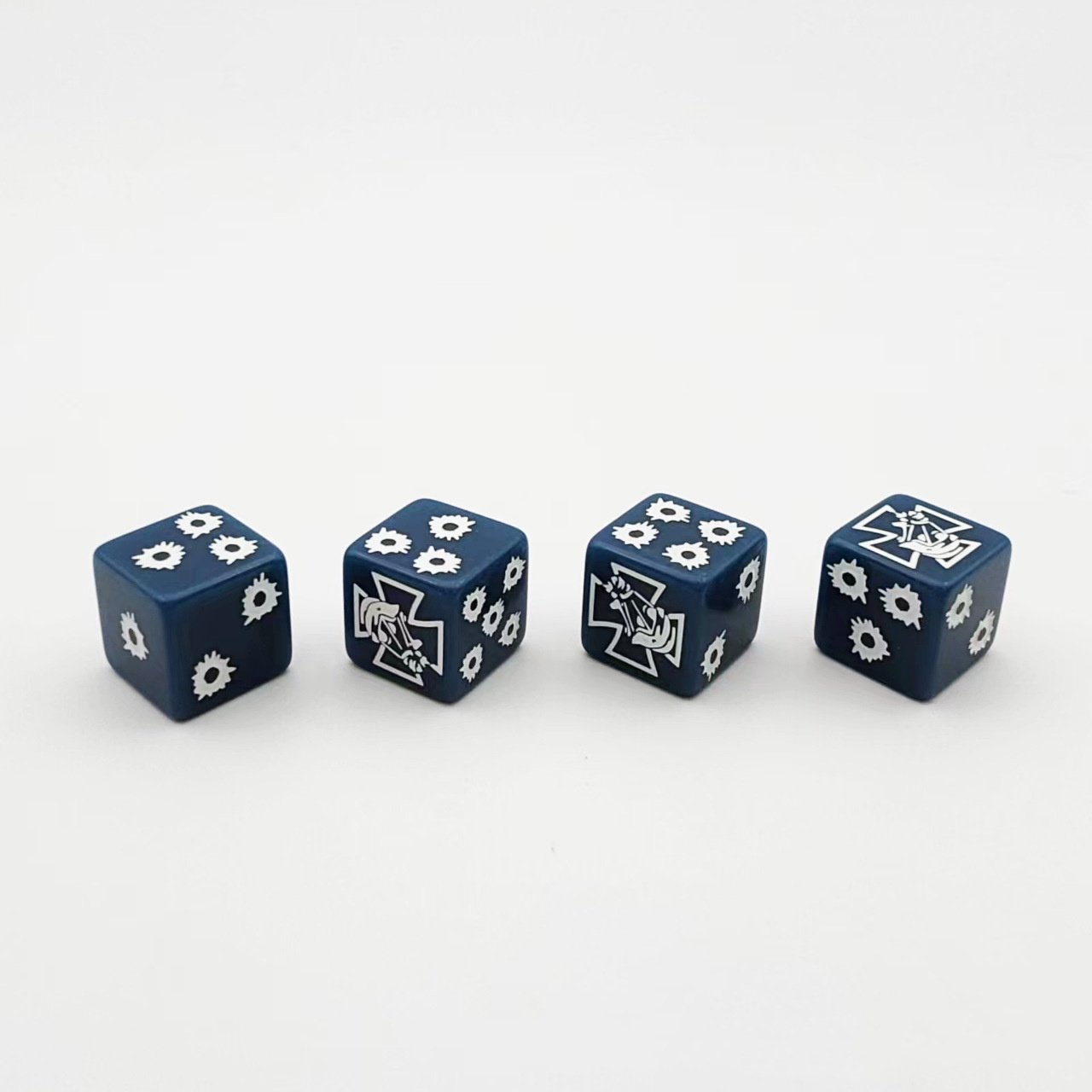 Custom Printed Resin Dice 6 Sides Board DND Game with Plastic D4 D6 D8 D10 D12 D20 Acrylic Story Dice 16mm 30mm 40mm Sizes