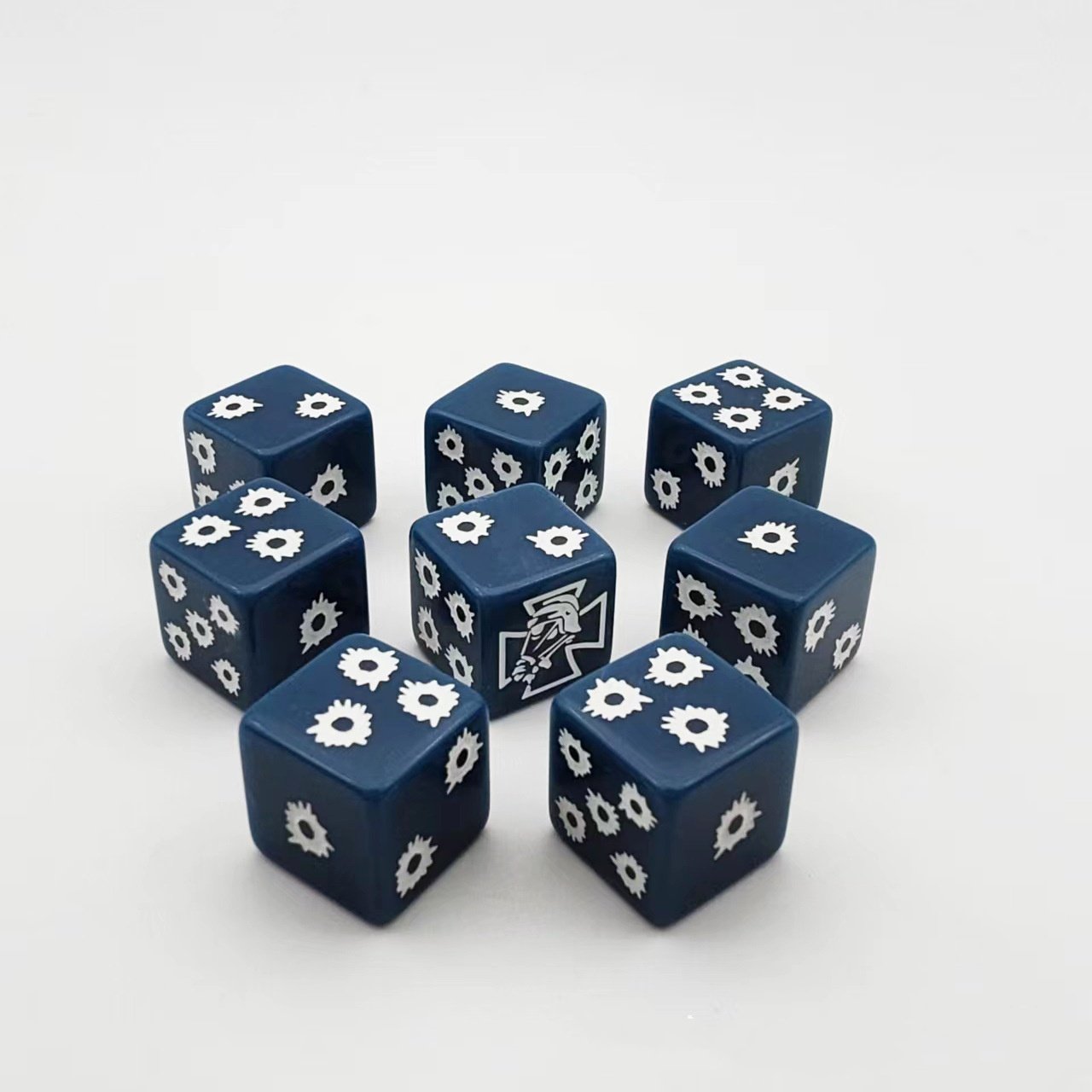 Custom Printed Resin Dice 6 Sides Board DND Game with Plastic D4 D6 D8 D10 D12 D20 Acrylic Story Dice 16mm 30mm 40mm Sizes