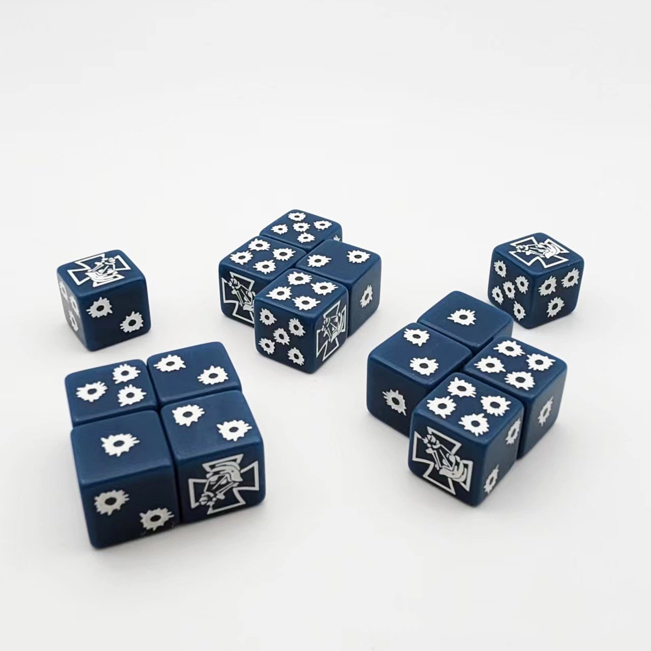 Custom Printed Resin Dice 6 Sides Board DND Game with Plastic D4 D6 D8 D10 D12 D20 Acrylic Story Dice 16mm 30mm 40mm Sizes