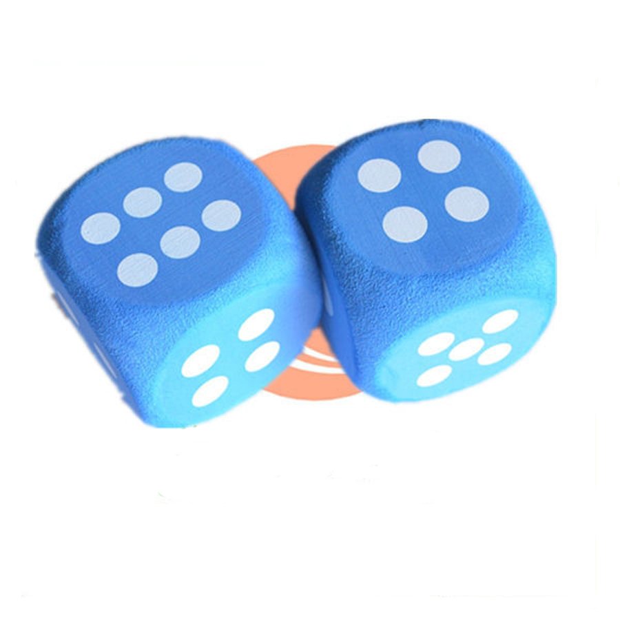 Custom Made 2.5cm 5.5cm 8cm 10cm Color Dice for Workout Printed Yoga Foam Cube Family Fitness Dice Game Exercise Dice