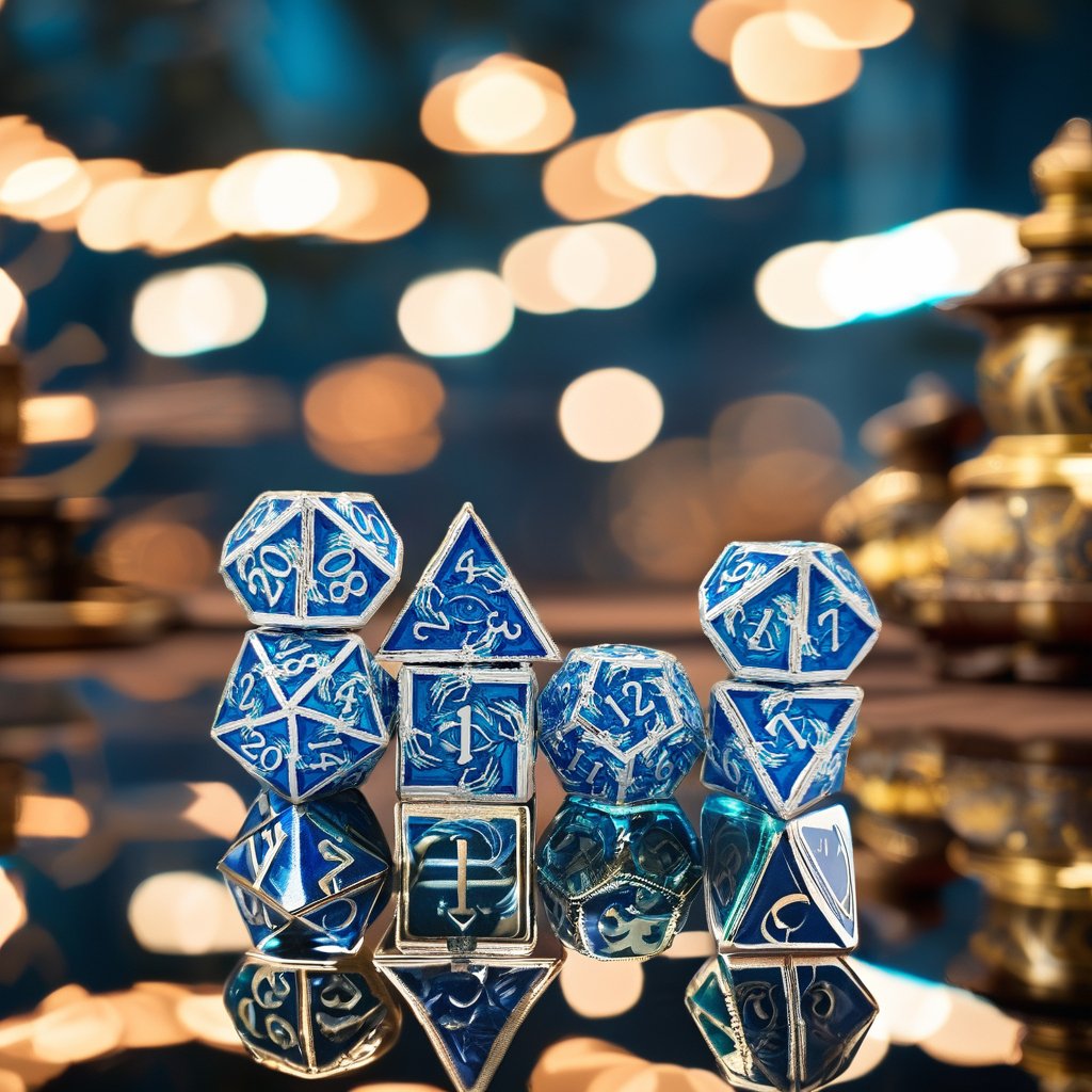 Mini Planet Wholesale RPG Board Games Handmade polyhedral Copper Metal dice set 7pcs Dice Set Custom Logo for DND MTG Players