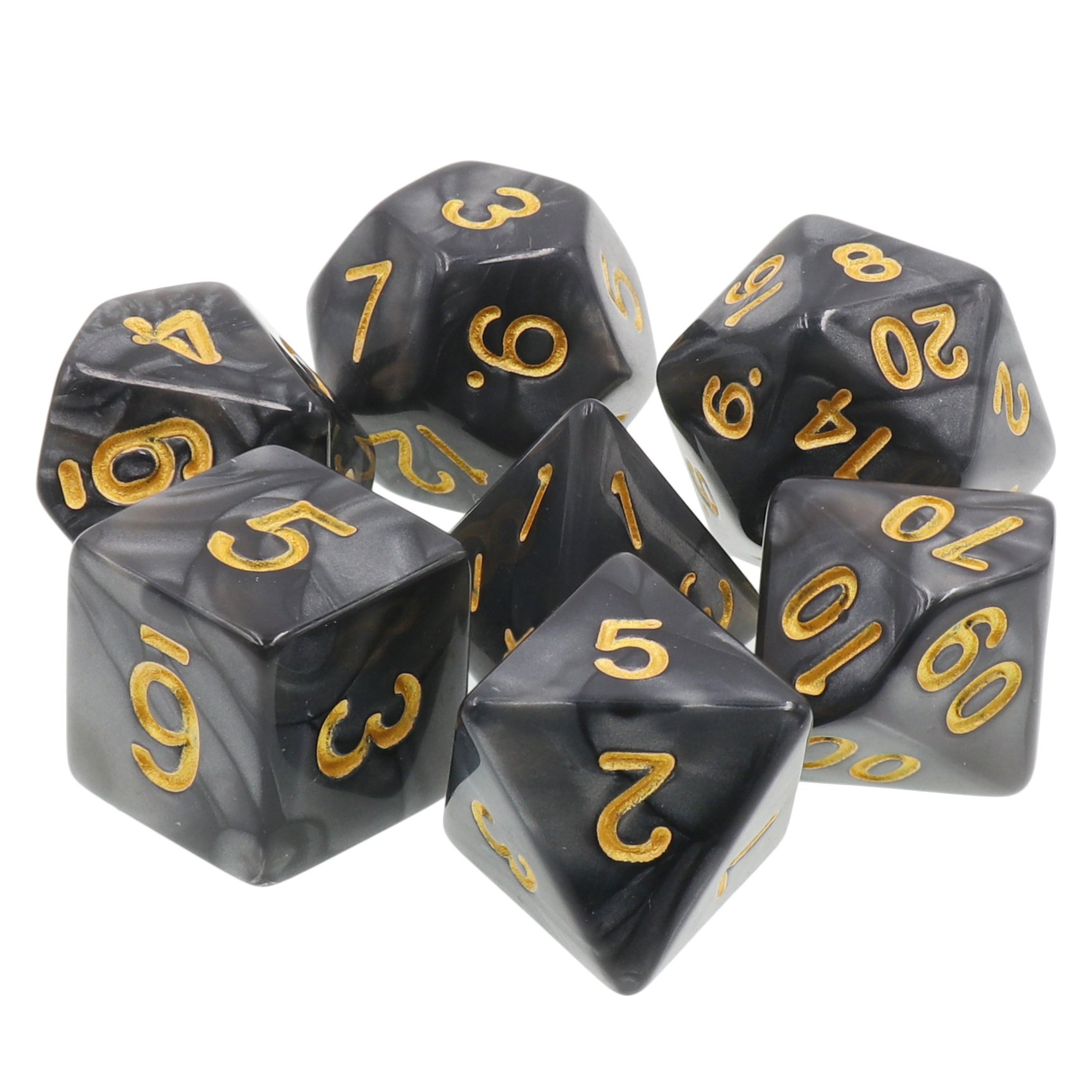 Hot sale Dungeons And Dragons plastic pearl dice set Acrylic 4/6/8/10/12/20 Wholesale D&D cheap dice