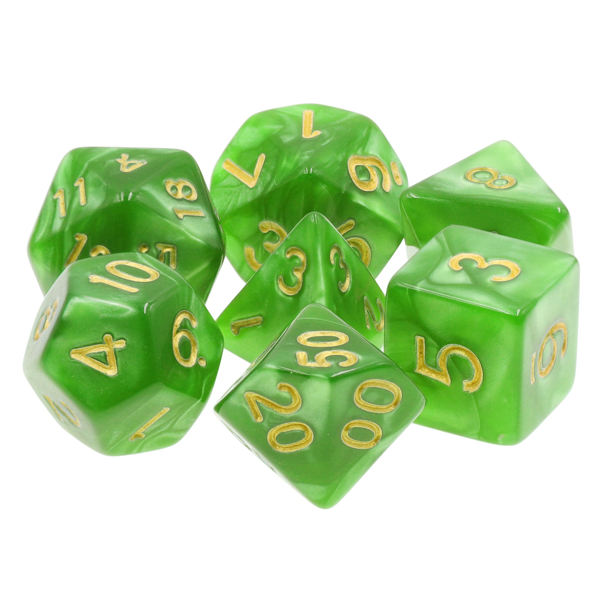 Hot sale Dungeons And Dragons plastic pearl dice set Acrylic 4/6/8/10/12/20 Wholesale D&D cheap dice