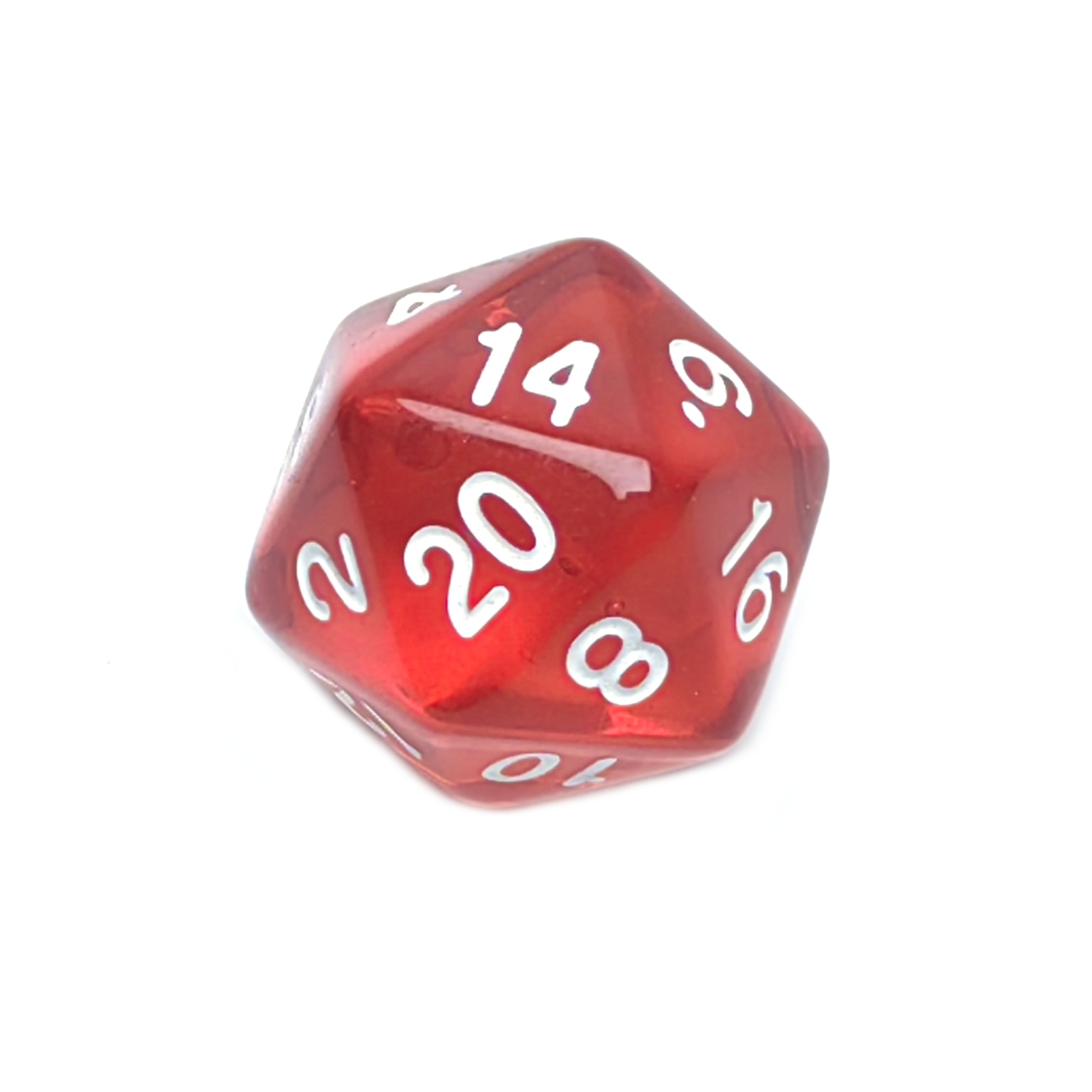 Transparent Acrylic Dice Set 7 pcs Perfect for DND & Tabletop RPG Enthusiasts