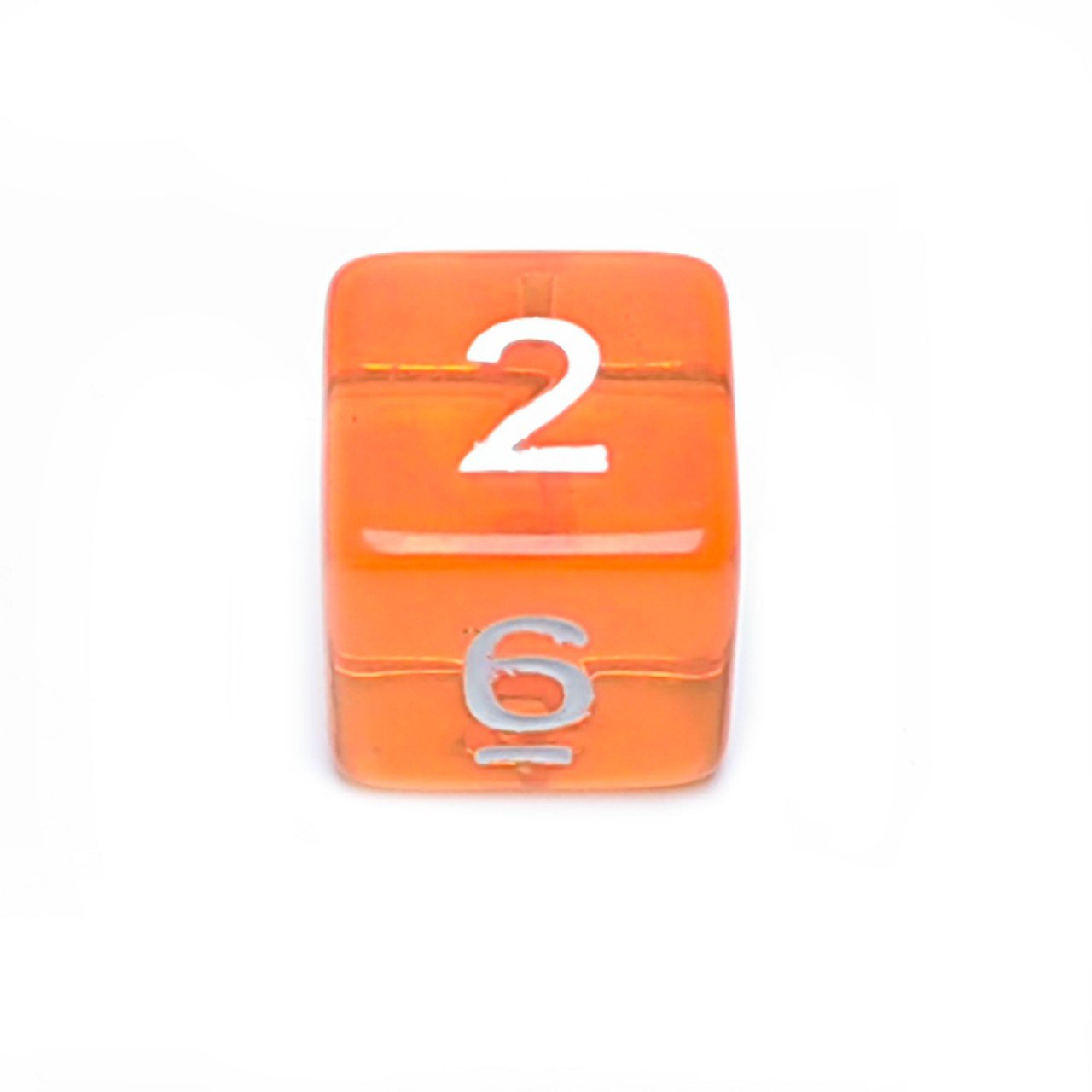 Factory Polyhedron dice D20 Transparent orange Resin dnd dice custom for Board games