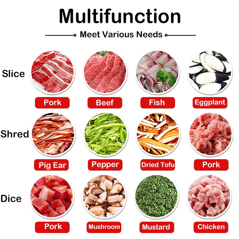Chicken Meat Shredder Tool Goat Meat Chicken Beef Cube Dicing And Cut Machine Generic Fruit And Vegetable Slicer