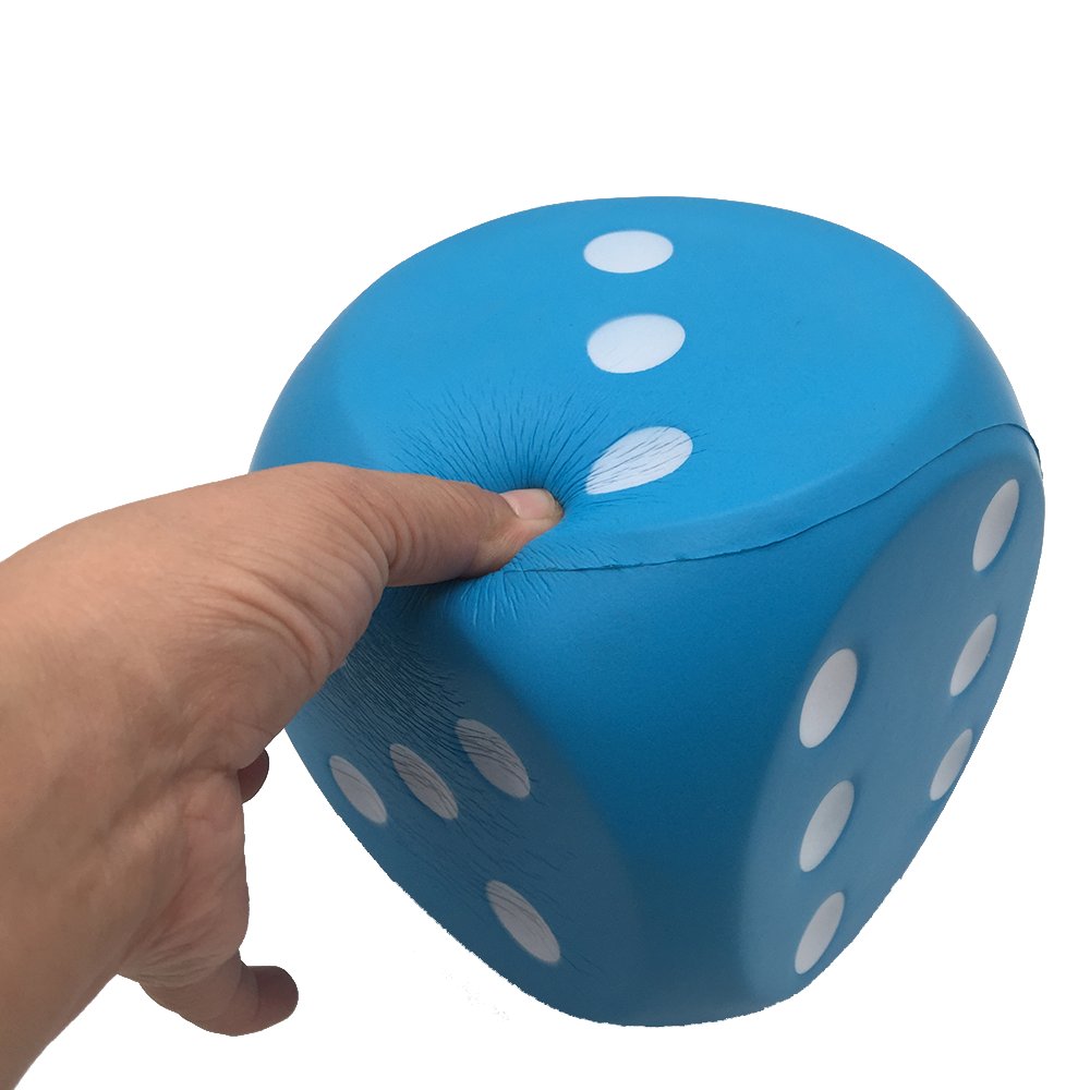 Factory Custom Six Sides 15Cm Foam Large Dice Workout Accessories Printed Yoga Cube Family Fitness Dice Game Exercise Sport Dice