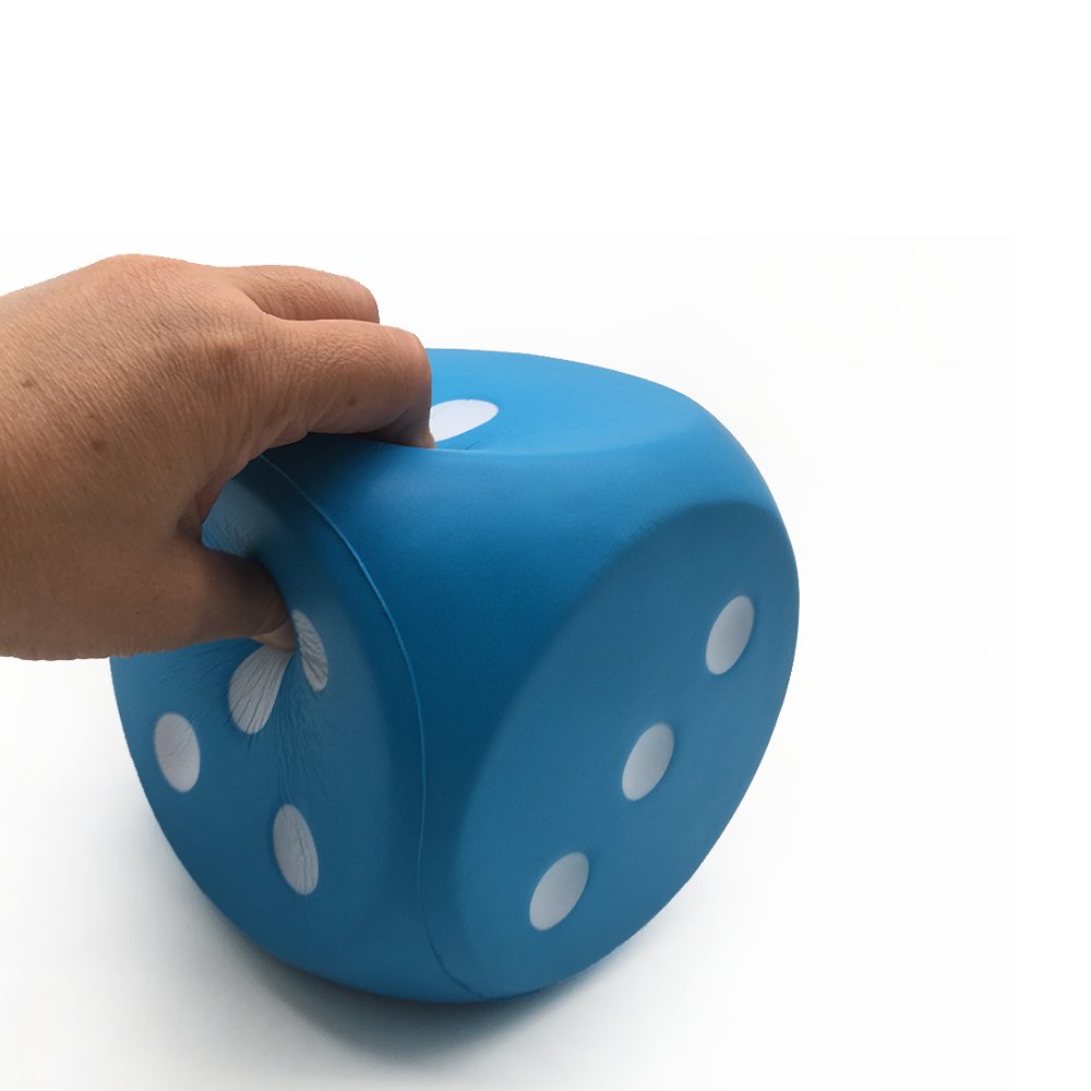 Factory Custom Six Sides 15Cm Foam Large Dice Workout Accessories Printed Yoga Cube Family Fitness Dice Game Exercise Sport Dice